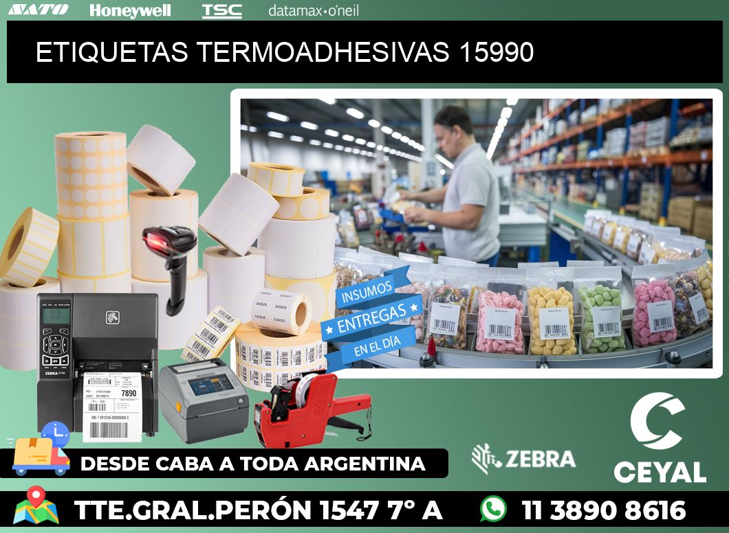 ETIQUETAS TERMOADHESIVAS 15990