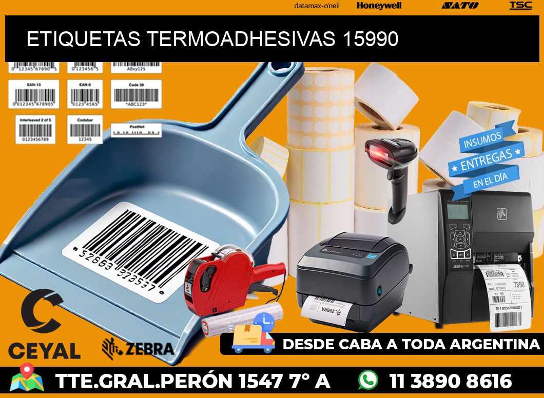 ETIQUETAS TERMOADHESIVAS 15990