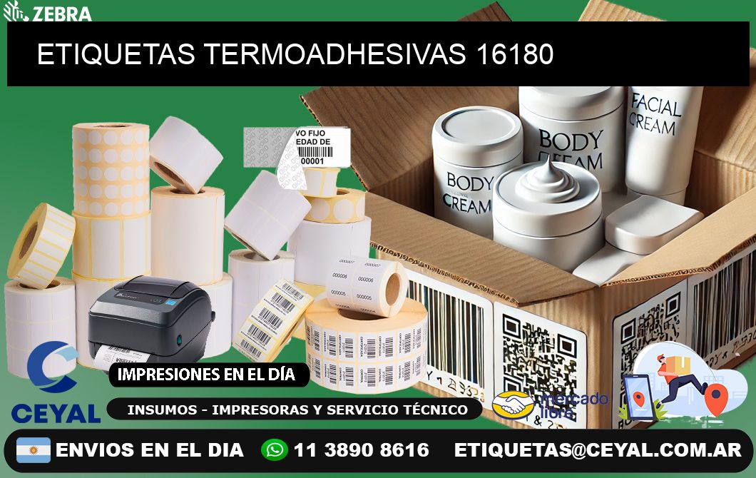 ETIQUETAS TERMOADHESIVAS 16180