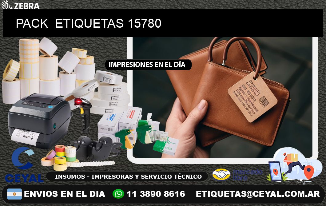 PACK  ETIQUETAS 15780