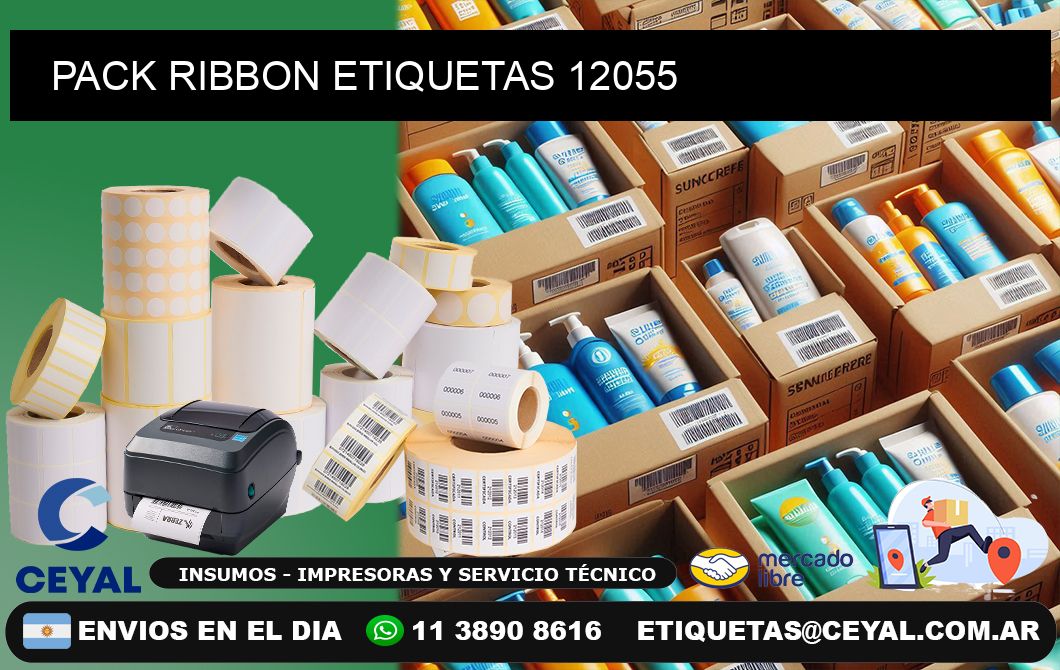 PACK RIBBON ETIQUETAS 12055