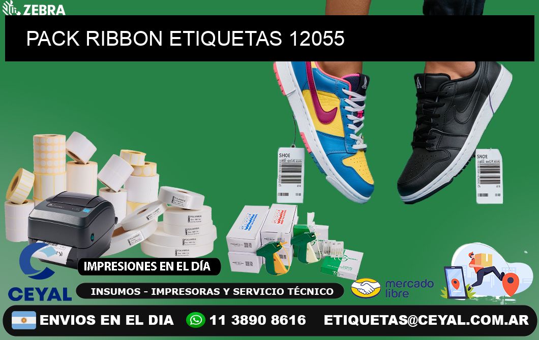 PACK RIBBON ETIQUETAS 12055