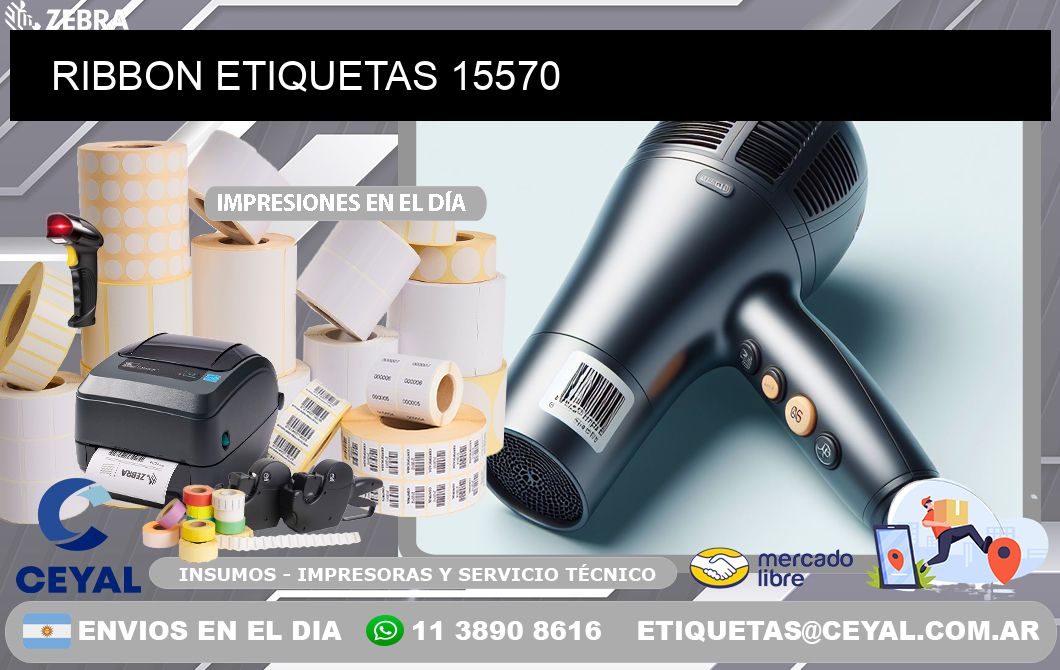 RIBBON ETIQUETAS 15570