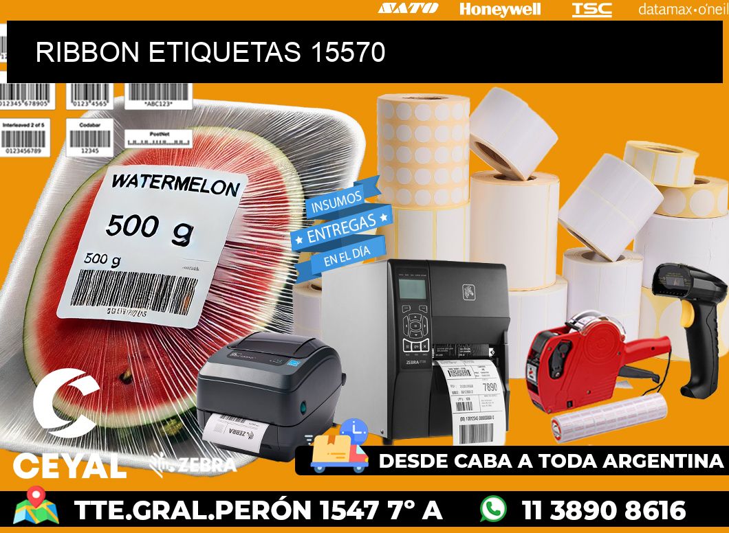 RIBBON ETIQUETAS 15570