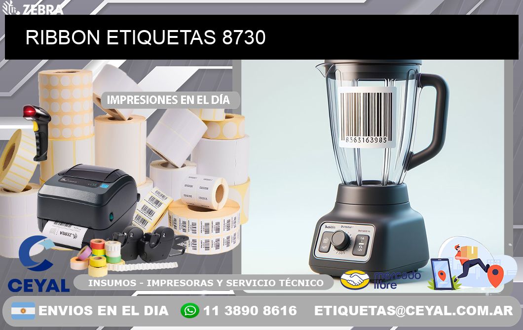 RIBBON ETIQUETAS 8730