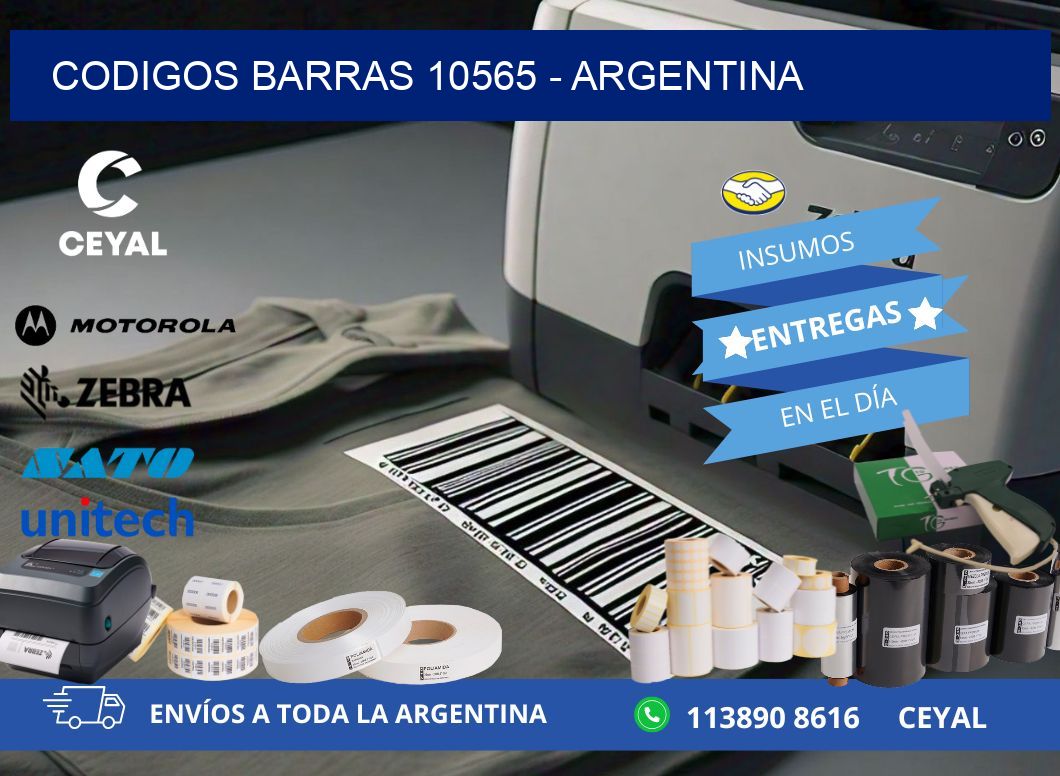 CODIGOS BARRAS 10565 - ARGENTINA