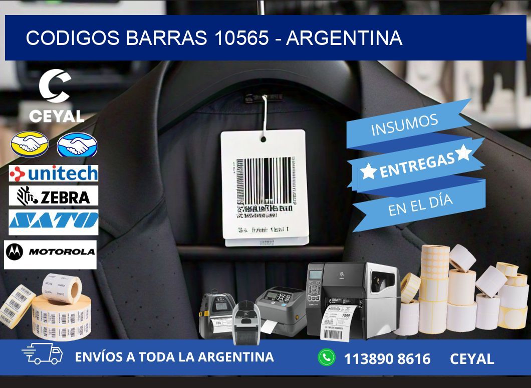 CODIGOS BARRAS 10565 - ARGENTINA