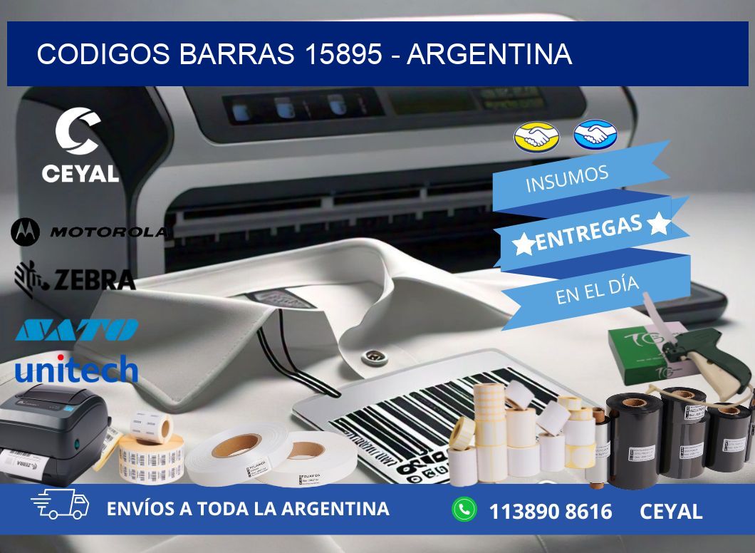 CODIGOS BARRAS 15895 - ARGENTINA