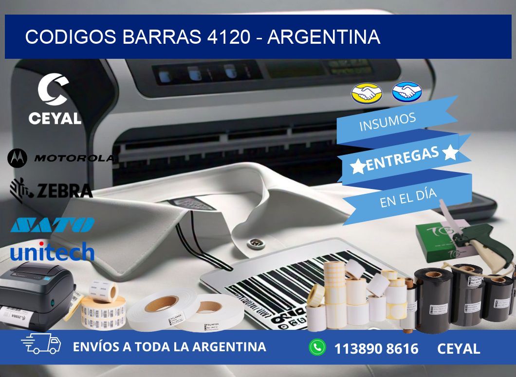CODIGOS BARRAS 4120 - ARGENTINA