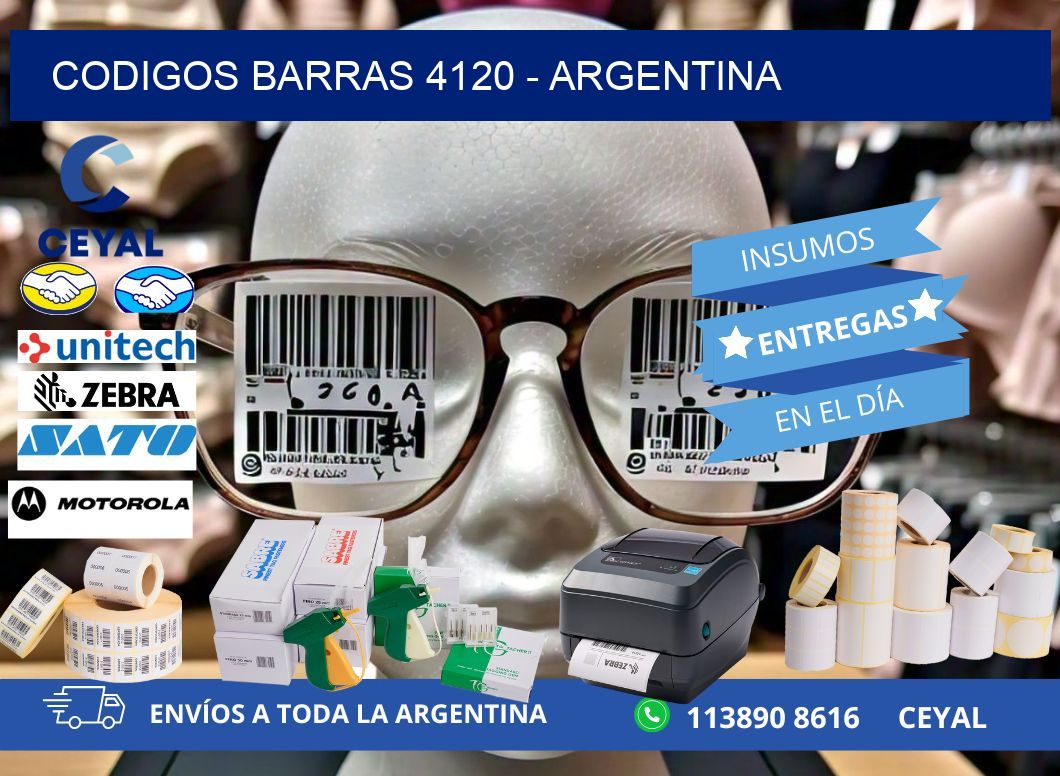 CODIGOS BARRAS 4120 – ARGENTINA