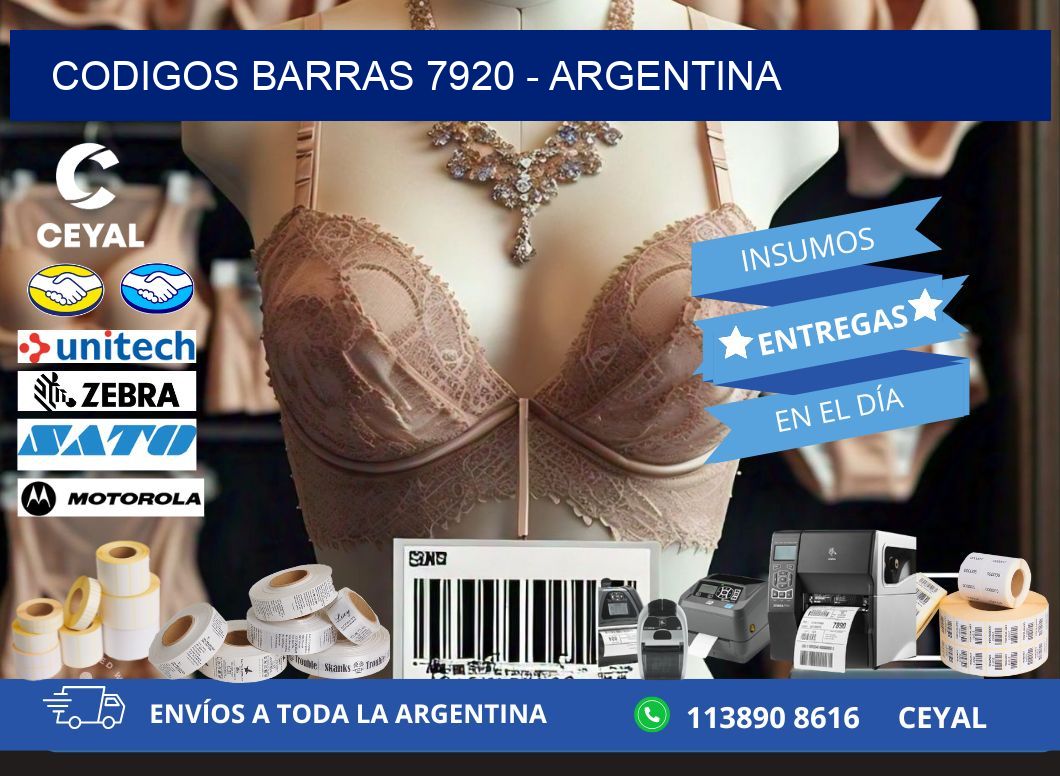 CODIGOS BARRAS 7920 – ARGENTINA