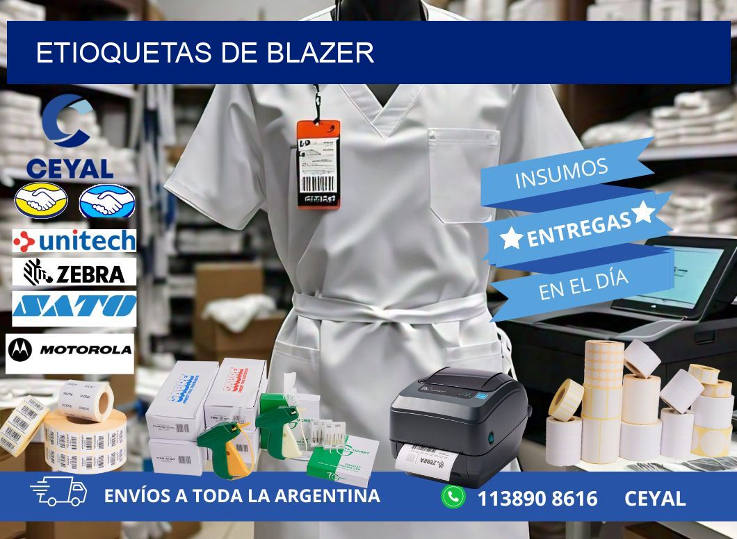 ETIOQUETAS DE BLAZER