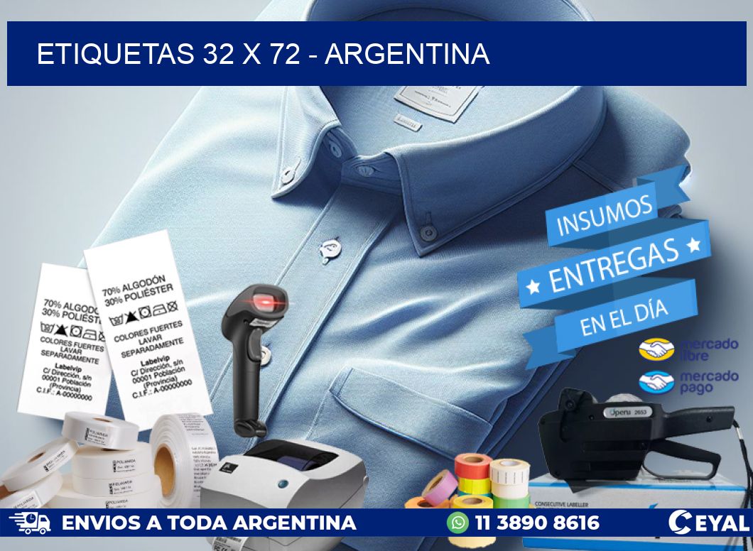 ETIQUETAS 32 x 72 – ARGENTINA