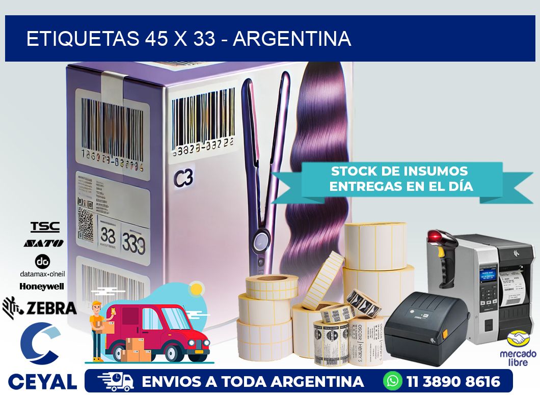 ETIQUETAS 45 x 33 – ARGENTINA