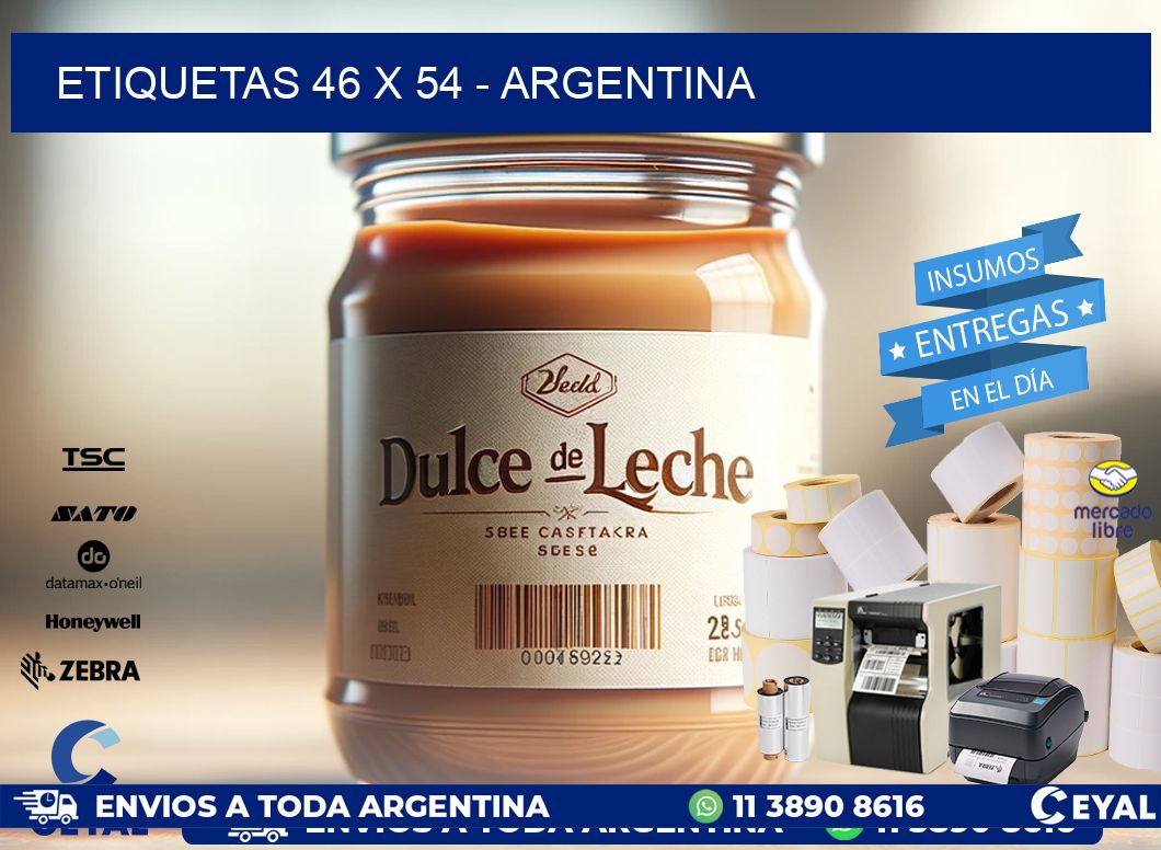 ETIQUETAS 46 x 54 - ARGENTINA