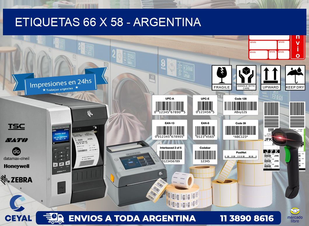 ETIQUETAS 66 x 58 - ARGENTINA