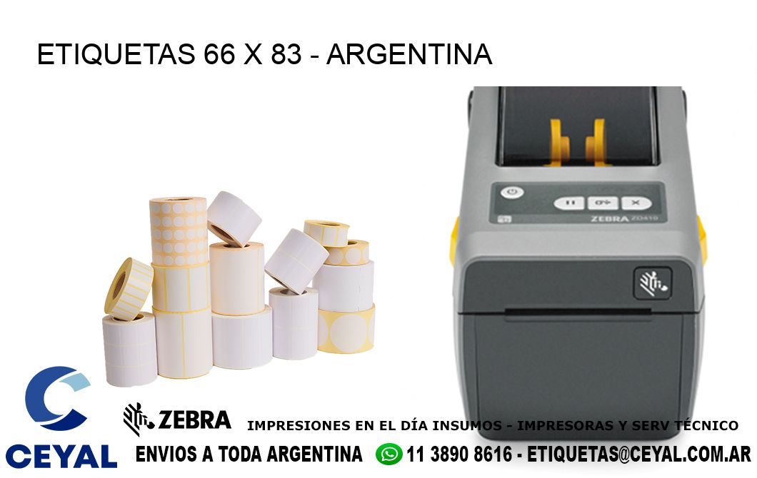 ETIQUETAS 66 x 83 - ARGENTINA