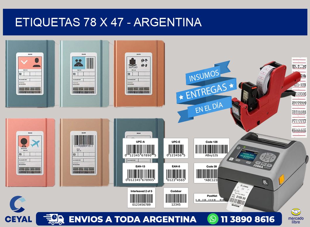 ETIQUETAS 78 x 47 - ARGENTINA