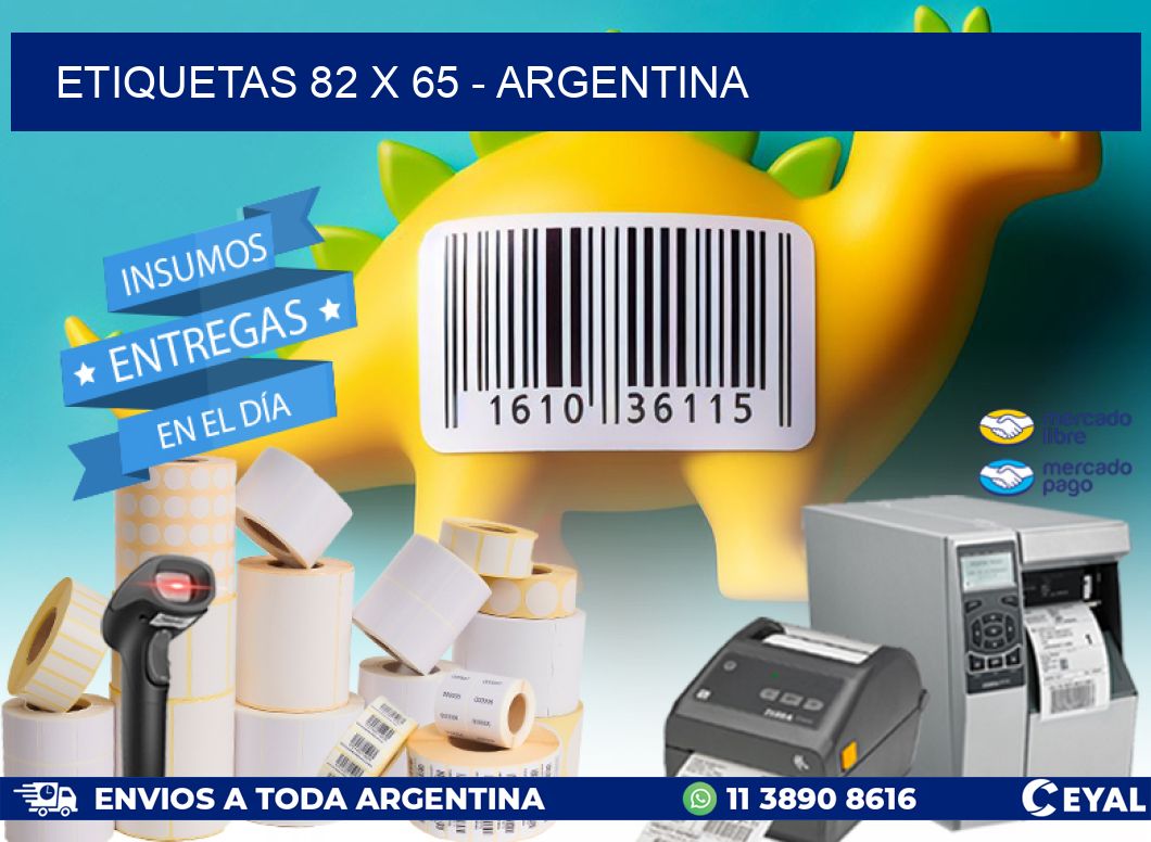 ETIQUETAS 82 x 65 - ARGENTINA