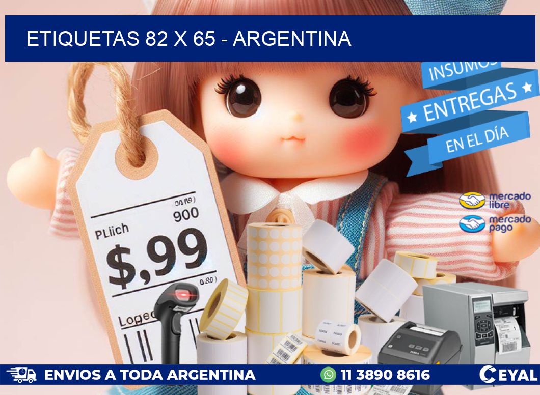 ETIQUETAS 82 x 65 - ARGENTINA