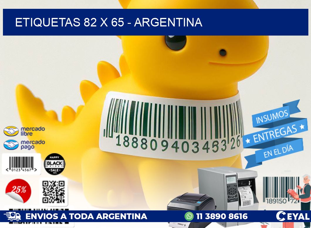 ETIQUETAS 82 x 65 - ARGENTINA