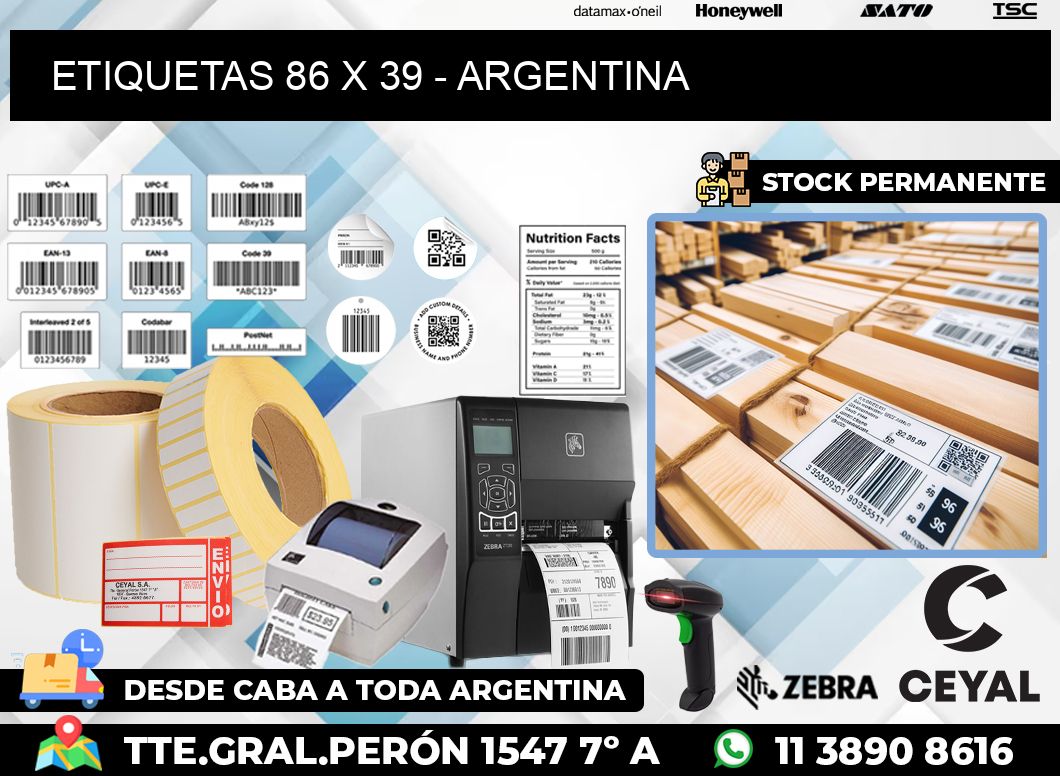 ETIQUETAS 86 x 39 – ARGENTINA