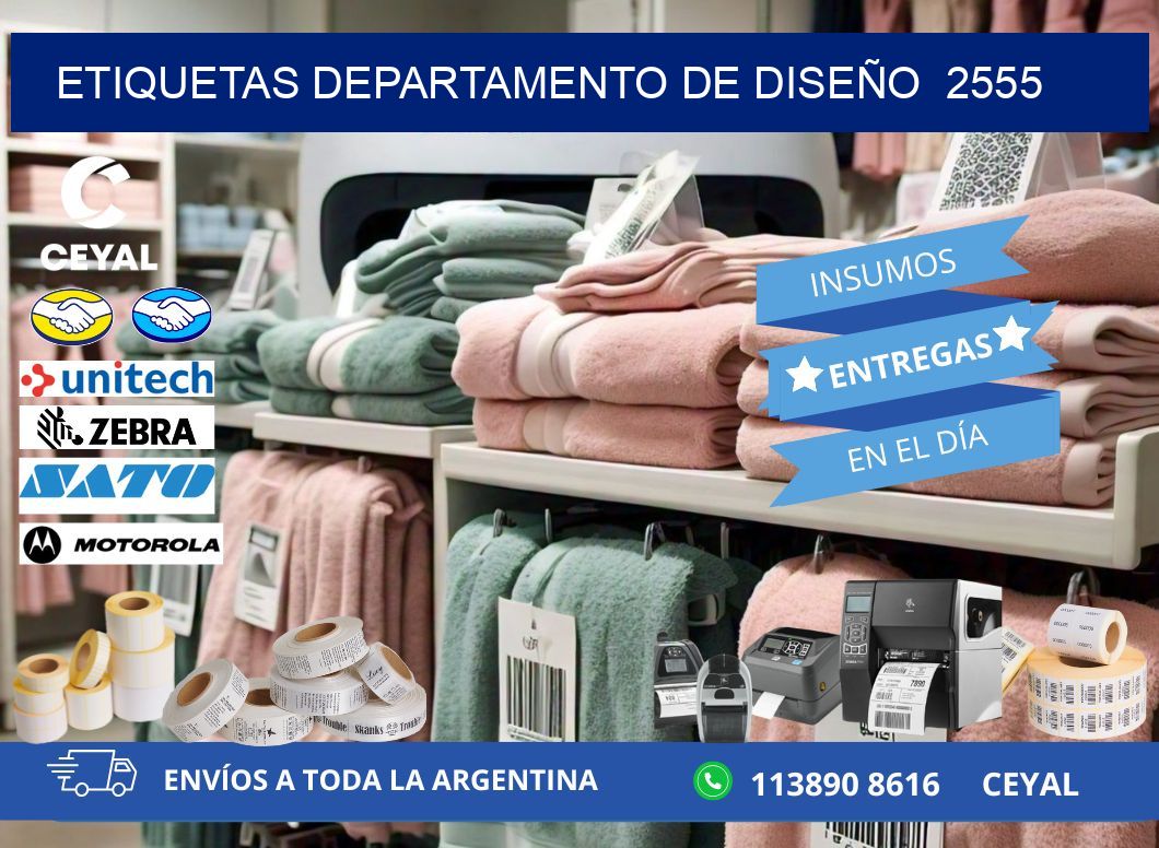 ETIQUETAS DEPARTAMENTO DE DISEÑO  2555