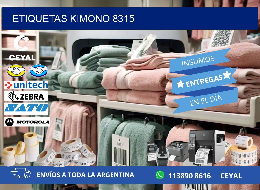 ETIQUETAS KIMONO 8315