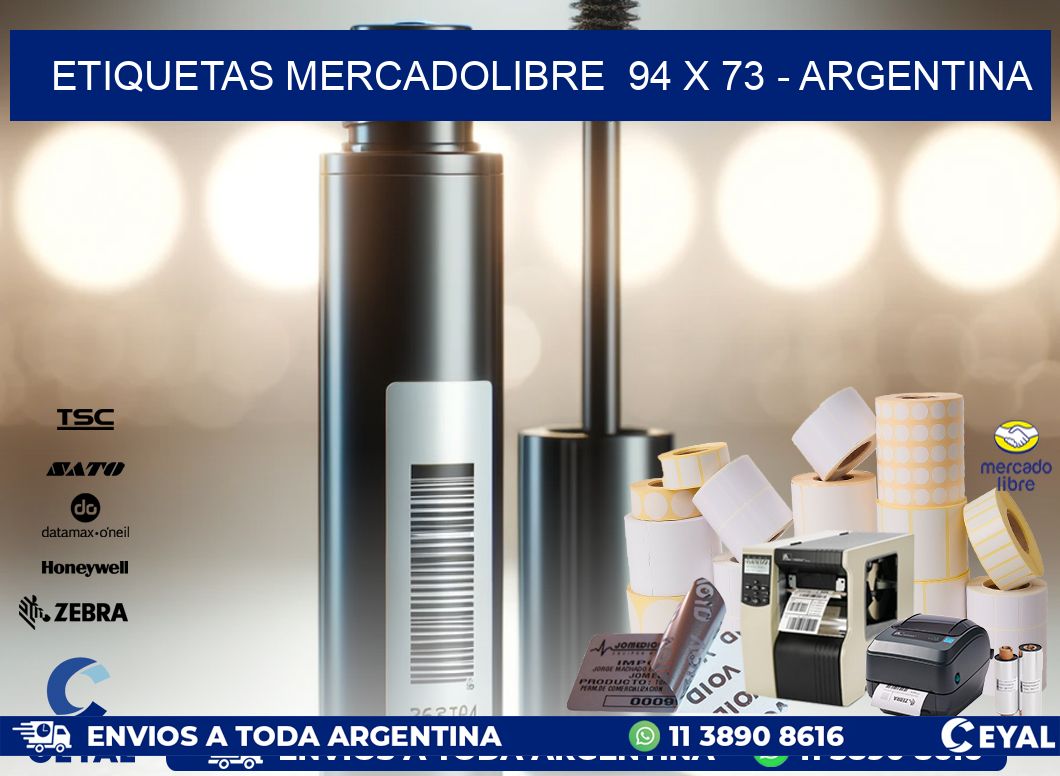 ETIQUETAS MERCADOLIBRE  94 x 73 – ARGENTINA