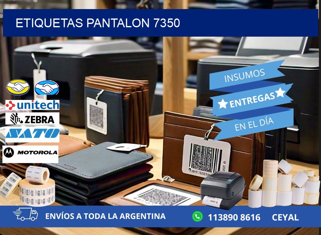 ETIQUETAS PANTALON 7350
