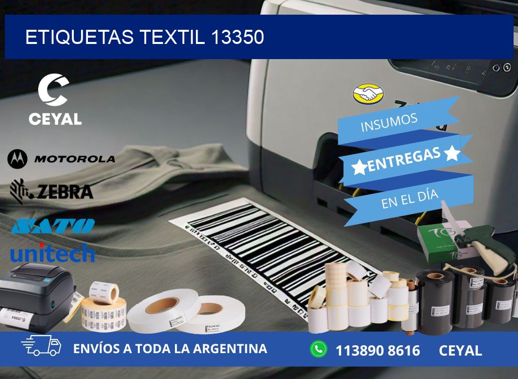 ETIQUETAS TEXTIL 13350