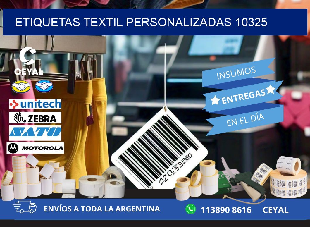 ETIQUETAS TEXTIL PERSONALIZADAS 10325