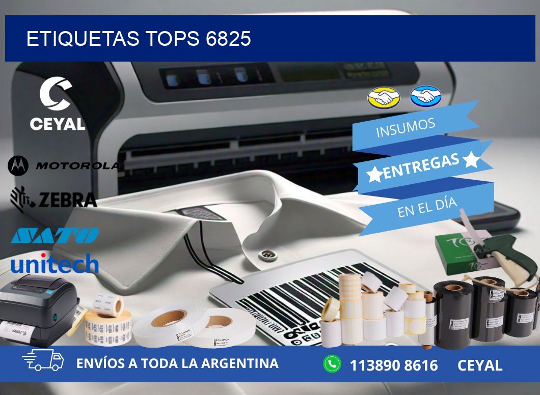ETIQUETAS TOPS 6825