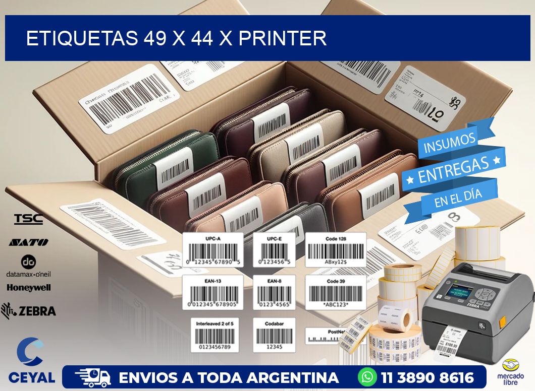 ETIQUETAS 49 x 44 X PRINTER