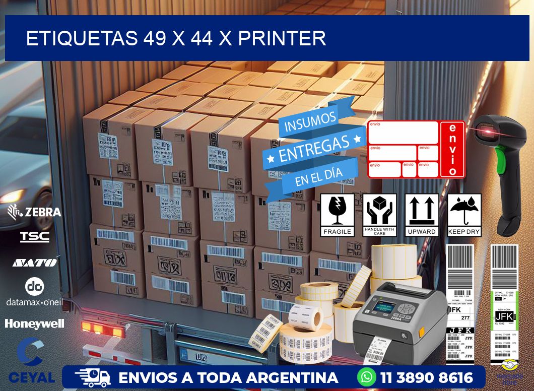 ETIQUETAS 49 x 44 X PRINTER