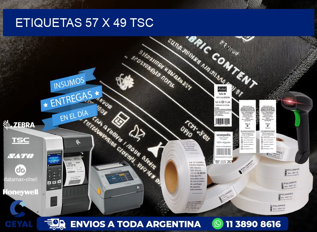 ETIQUETAS 57 x 49 TSC