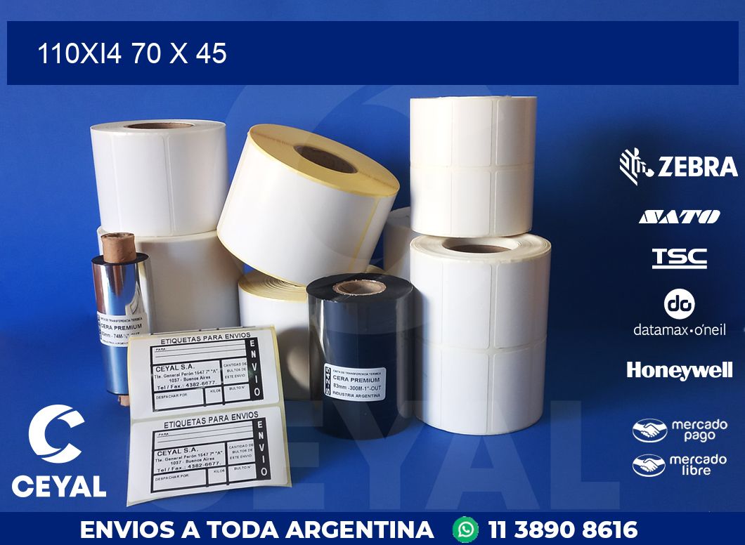 110Xi4 70 x 45