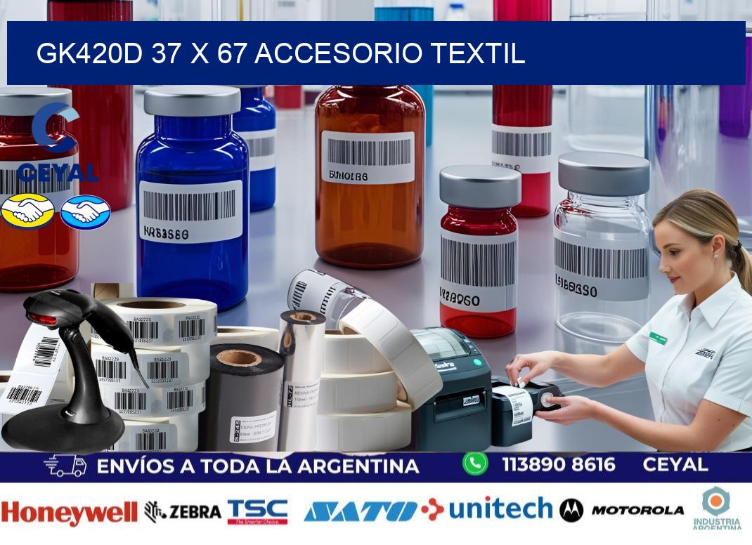 GK420D 37 x 67 ACCESORIO TEXTIL
