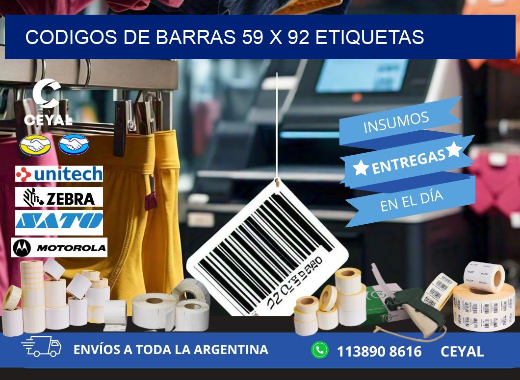 codigos de barras 59 x 92 etiquetas