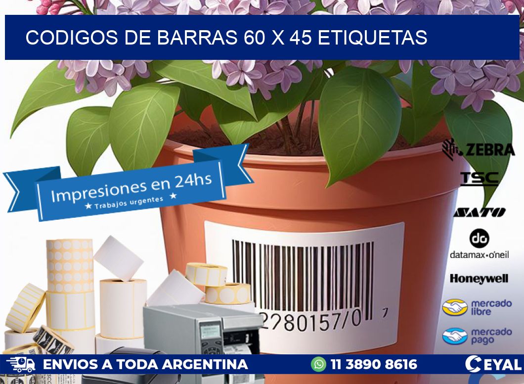codigos de barras 60 x 45 etiquetas
