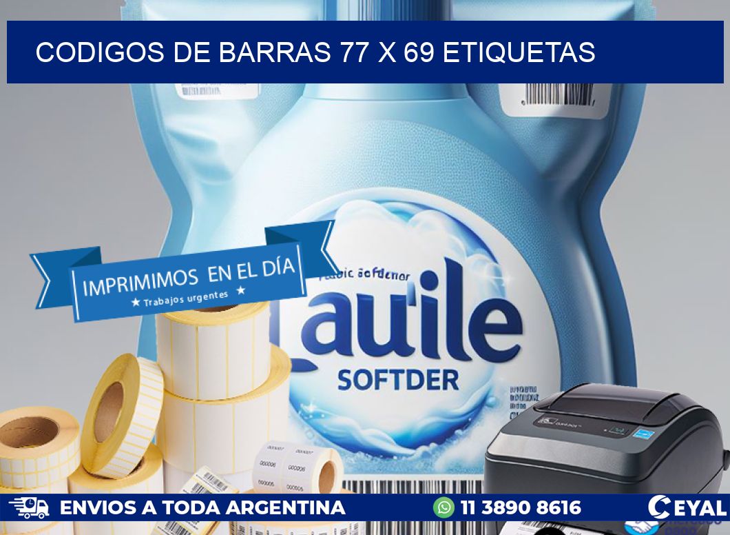 codigos de barras 77 x 69 etiquetas