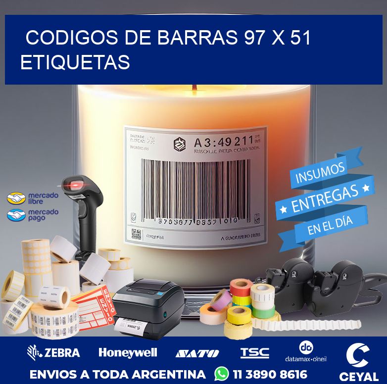 codigos de barras 97 x 51 etiquetas