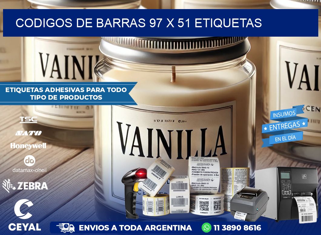 codigos de barras 97 x 51 etiquetas
