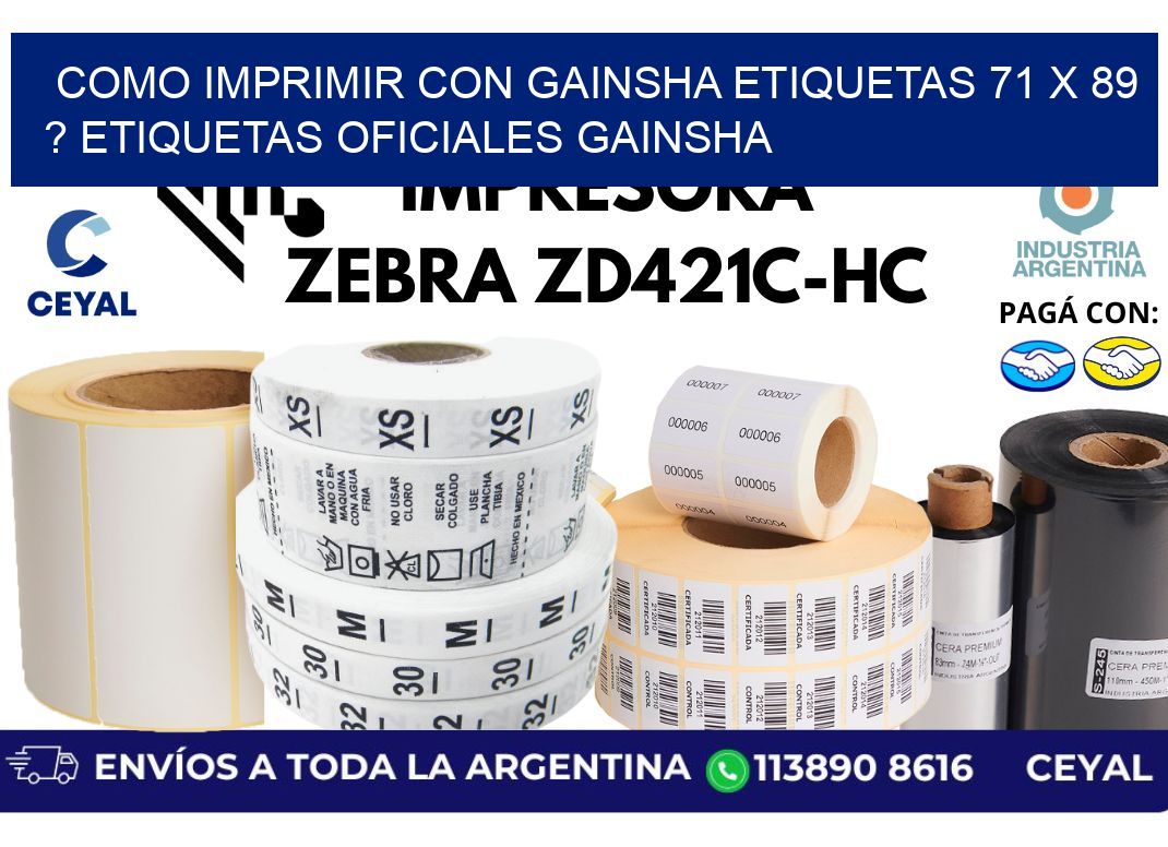 como imprimir con gainsha etiquetas 71 x 89 ? etiquetas oficiales gainsha