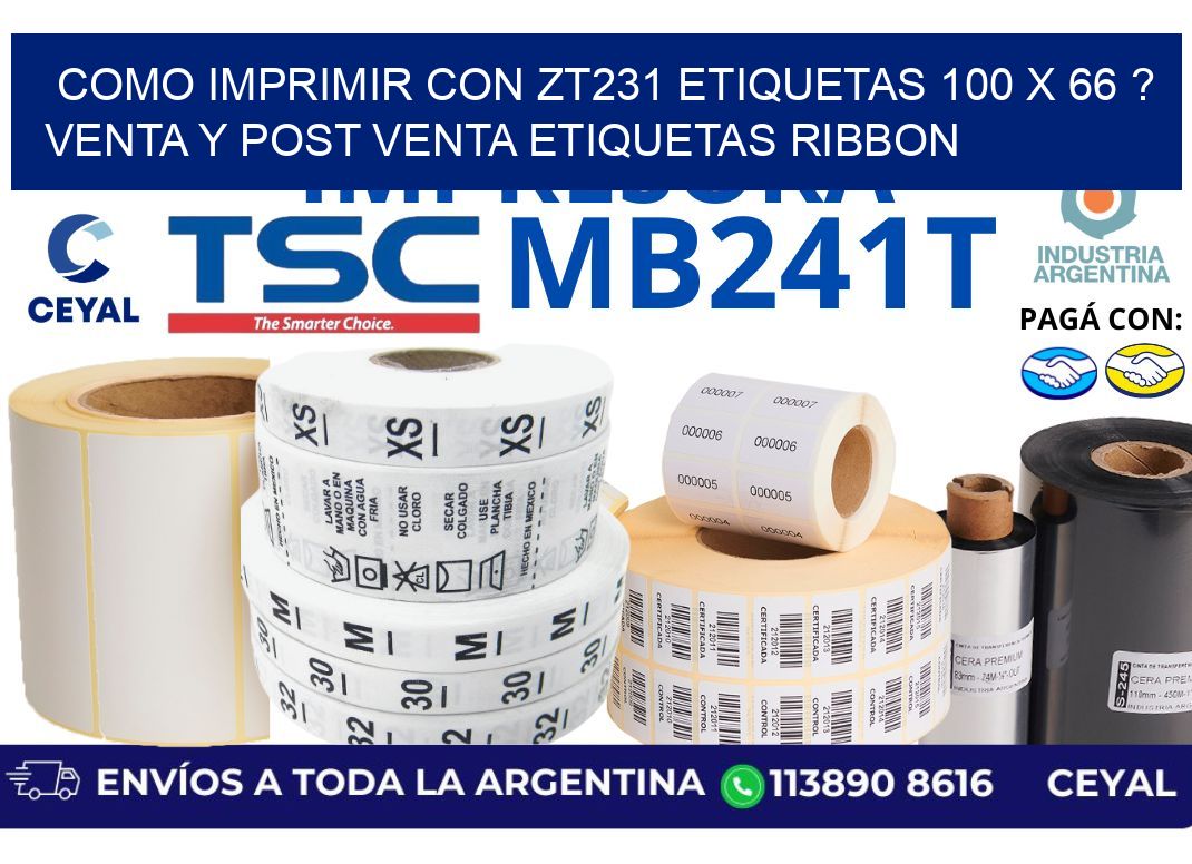 como imprimir con zt231 etiquetas 100 x 66 ? Venta y post venta etiquetas ribbon