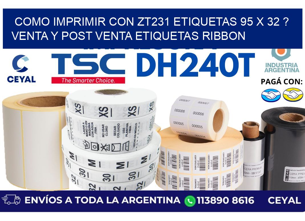 como imprimir con zt231 etiquetas 95 x 32 ? Venta y post venta etiquetas ribbon
