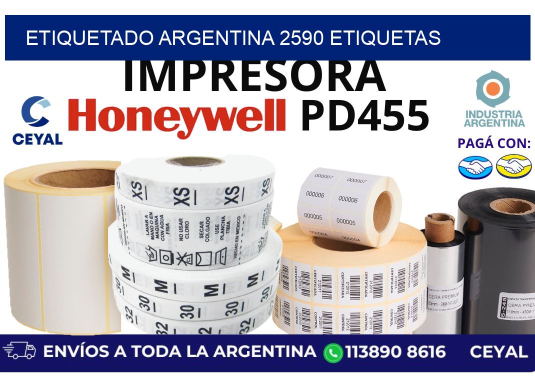 etiquetado argentina 2590 etiquetas