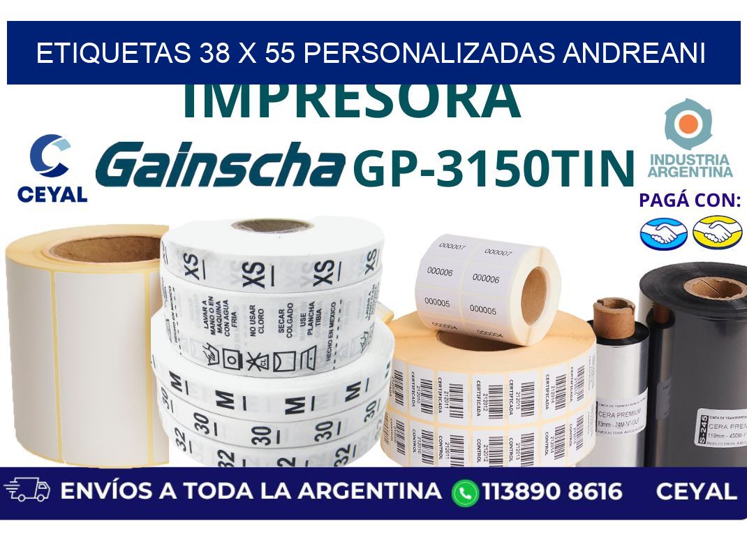 etiquetas 38 x 55 personalizadas andreani
