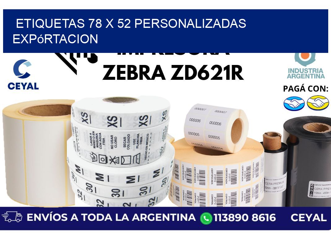 etiquetas 78 x 52 personalizadas expórtacion