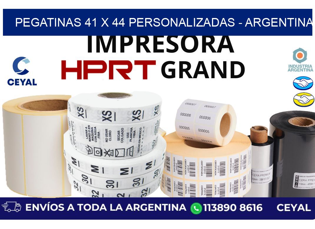 pegatinas 41 x 44 personalizadas - Argentina